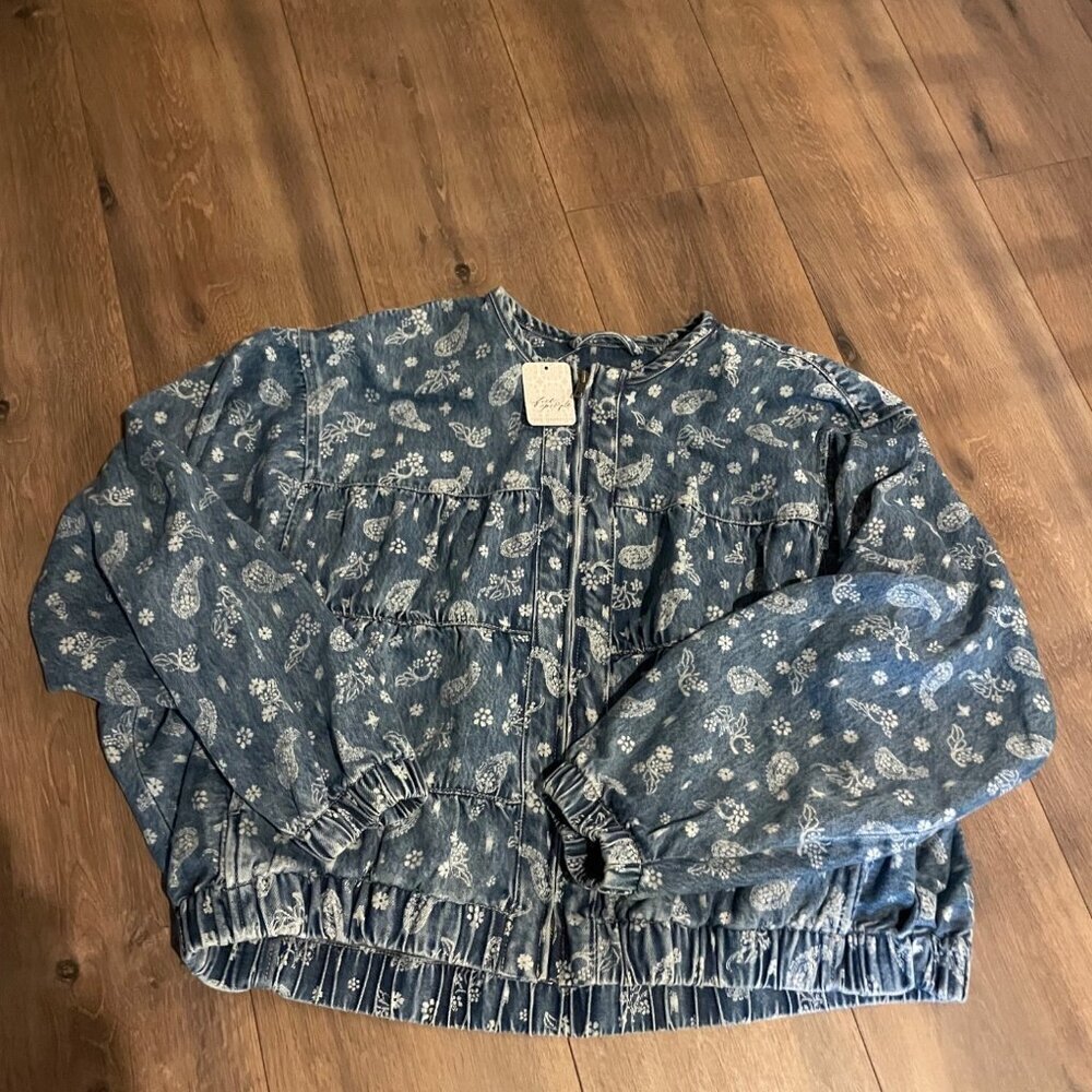 Free People Layla Denim Jacket - Picture 2 of 5